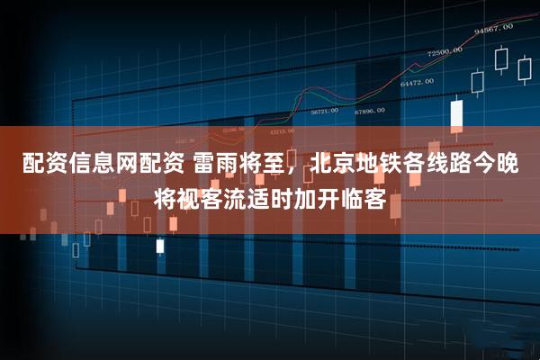 配资信息网配资 雷雨将至，北京地铁各线路今晚将视客流适时加开临客