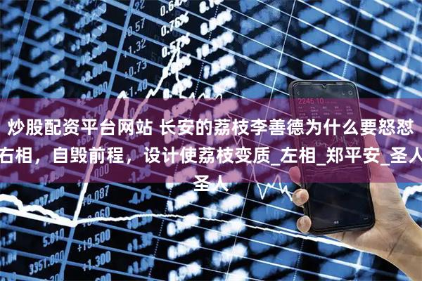 炒股配资平台网站 长安的荔枝李善德为什么要怒怼右相，自毁前程，设计使荔枝变质_左相_郑平安_圣人